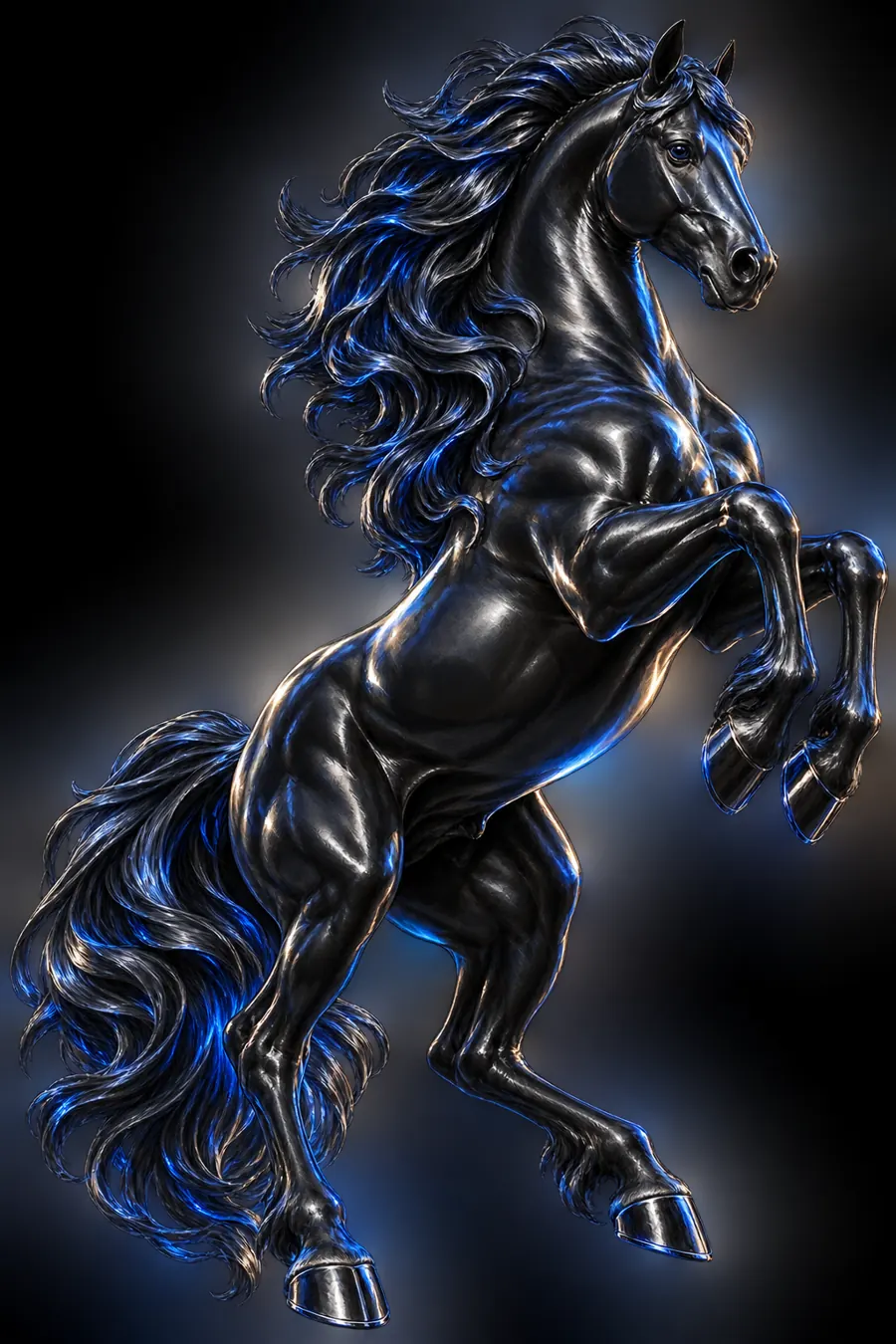 Horse sculpture